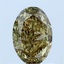 1.18 Ct. Fancy Intense Greenish Yellow Oval Lab Grown Diamond