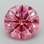 1.64 Ct. Fancy Vivid Pink Round Lab Grown Diamond