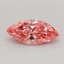 0.37 Ct. Fancy Vivid Pink Marquise Lab Grown Diamond
