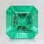 7.4x7.2mm Asscher Colombian Emerald