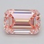 3.60 Ct. Fancy Intense  Pink Emerald Lab Grown Diamond