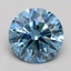 2.02 Ct. Fancy Vivid Blue Round Lab Grown Diamond