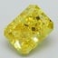 2.32 Ct. Fancy Vivid Yellow Radiant Lab Grown Diamond