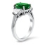 The Larue Ring, smalltop view on a hand