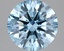 2.96 Ct. Fancy Vivid  Blue Round Lab Grown Diamond