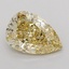 2.08 Ct. Fancy Yellow Pear Lab Grown Diamond