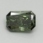 1.01 Ct. Fancy Vivid Green Radiant Lab Grown Diamond