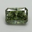 3.11 Ct. Fancy Vivid Green Radiant Lab Grown Diamond