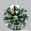 0.96 Ct. Fancy Vivid  Green Round Lab Grown Diamond