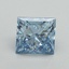 1.88 Ct. Fancy Vivid Blue Princess Lab Grown Diamond
