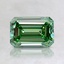 1.0 Ct. Fancy Vivid Pacific Green Emerald Lab Grown Diamond