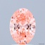 1.28 Ct. Fancy Vivid Pink Oval Lab Grown Diamond