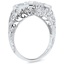 Vintage Inspired Sapphire and Diamond Ring, smallside view
