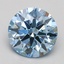 2.05 Ct. Fancy Blue Round Lab Grown Diamond