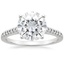 18K White Gold Sonora Diamond Ring, smalltop view