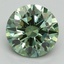 2.18 Ct. Fancy Vivid Pacific Green Round Lab Grown Diamond