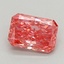 0.86 Ct. Fancy Vivid  Pink Radiant Lab Grown Diamond