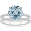 18KW Aquamarine Luxe Viviana Diamond Bridal Set (1/2 ct. tw.), smalltop view