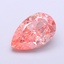 2.05 Ct. Fancy Vivid Pink Pear Lab Grown Diamond