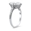 The Catharine Ring, smalltop view on a hand