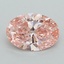 2.03 Ct. Fancy Vivid  Pink Oval Lab Grown Diamond