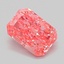 1.06 Ct. Fancy Vivid Pink Radiant Lab Grown Diamond
