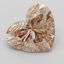 2.00 Ct. Fancy  Brown Heart Lab Grown Diamond