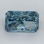 3.07 Ct. Fancy Vivid Blue Radiant Lab Grown Diamond