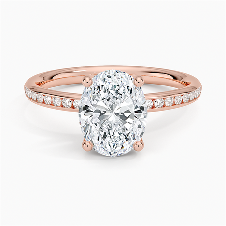 14K Rose Gold Tabitha Channel Set Diamond Ring
