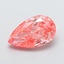 1.58 Ct. Fancy Vivid Pink Pear Lab Grown Diamond