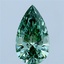 3.05 Ct. Fancy Vivid Green Pear Lab Grown Diamond