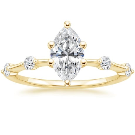 18K Yellow Gold Aimee Diamond Bridal Set