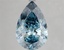 5.11 Ct. Fancy Vivid Blue Pear Lab Grown Diamond