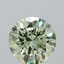 4.00 Ct. Fancy Vivid Green Round Lab Grown Diamond