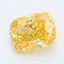 1.02 Ct. Fancy Yellow Cushion Lab Grown Diamond