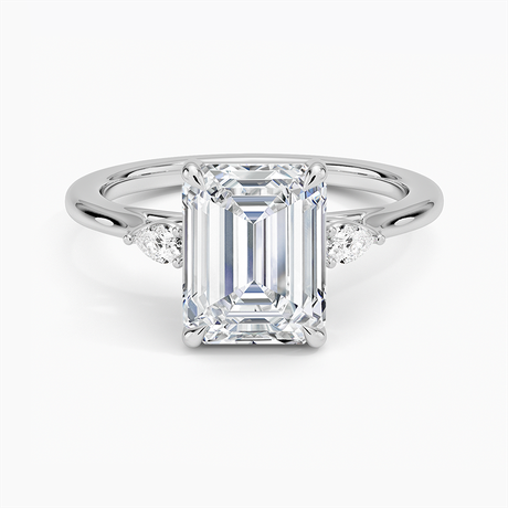 Platinum Aria Perfect Fit Three Stone Diamond Ring