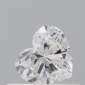 Heart diamond — real photo