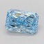 1.10 Ct. Fancy Vivid Blue Radiant Lab Grown Diamond