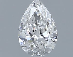 Pear diamond — real photo