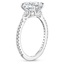 Platinum Luxe Aria Three Stone Diamond Ring (1/3 ct. tw.), smallside view