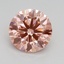 1.62 Ct. Fancy Intense Pink Round Lab Grown Diamond