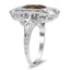 The Janell Ring, smalltop view on a hand