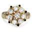 Retro Diamond Cocktail Ring