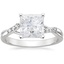 18K White Gold Chamise Diamond Ring (1/15 ct. tw.), smalltop view