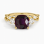 18K Yellow Gold Willow Three Stone Diamond Ring (1/3 ct. tw.), smalltop view