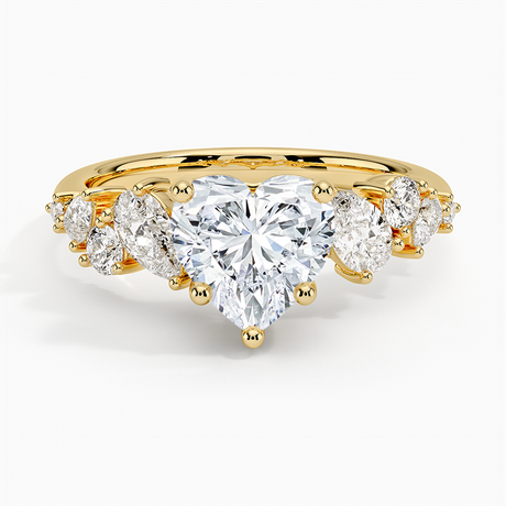 Olivetta Tapered Diamond Ring