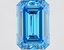 2.49 Ct. Fancy Vivid Blue Emerald Lab Grown Diamond
