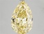 5.02 Ct. Fancy Vivid Yellow Pear Lab Grown Diamond