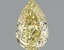 1.30 Ct. Fancy  Yellow Pear Lab Grown Diamond