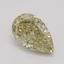 0.72 Ct. Fancy Brownish Yellow Pear Diamond